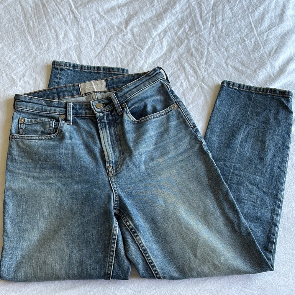 Everlane Blue Straight Leg Jeans